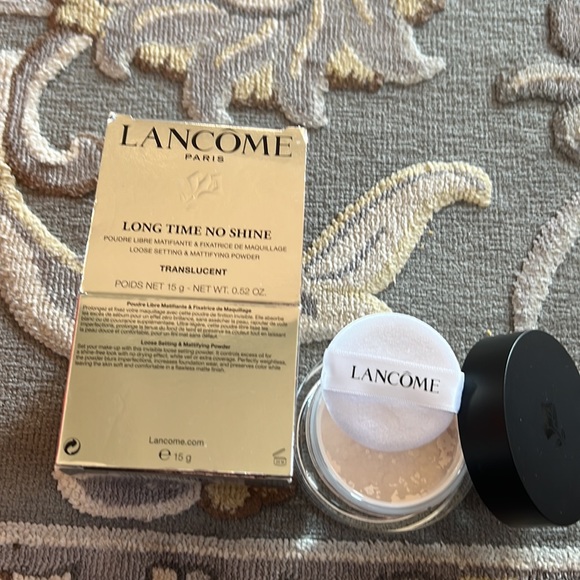 LANCOME/LONG TIME NO SHINE LOOSE SETTING POWDER TRANSLUCENT .52 OZ 15 MLnew /box